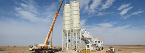 YHZS25 concrete batching plant