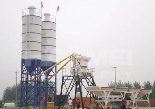 HZS35 Skip-type Concrete Batching Plant