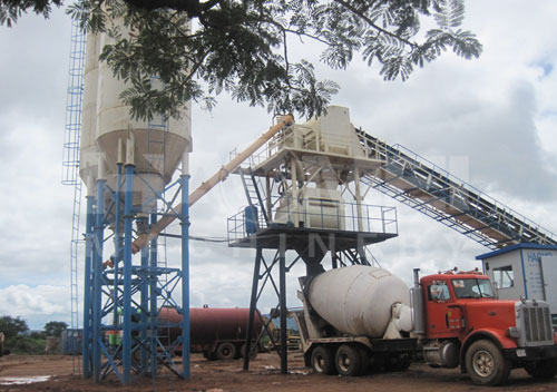 <b>HZS60 Belt Conveyor Concrete Batching Plant</b>