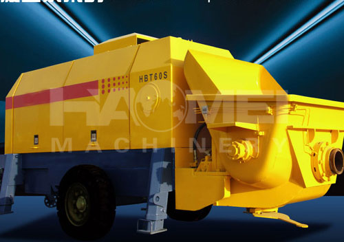 HBT60 trailer concrete pump