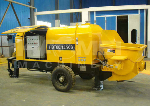 HBT80 trailer concrete pump