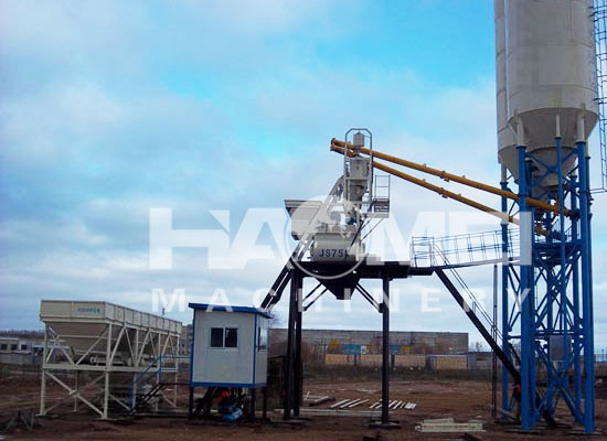 Heat preservation measures of Haomei concrete mixing plant