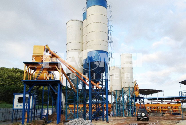 Rural markets are most suitable for use with small concrete batching plant