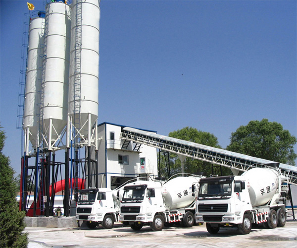 choose the configuration of the concrete batching plant