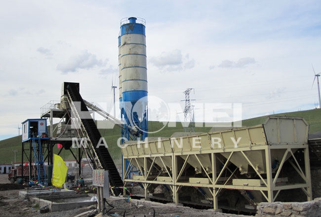 Concrete mixing plant technological development and reserves