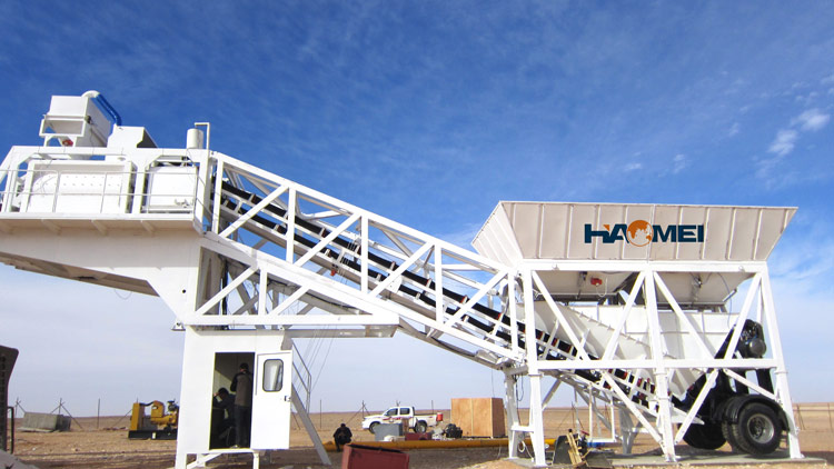 mobile concrete batching plant