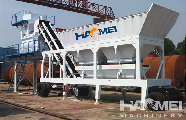 mobile concrete batch plant