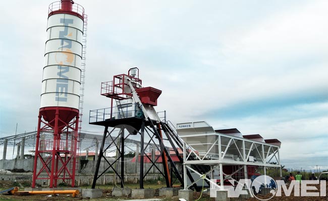 concrete batching plant hzs50 philippine