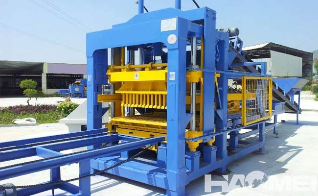 hollow block making machine