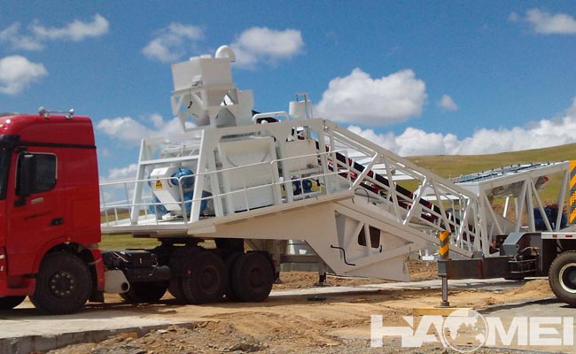 mobile mixing plant