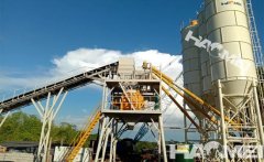 HZS90 concrete batching plant in the philippines