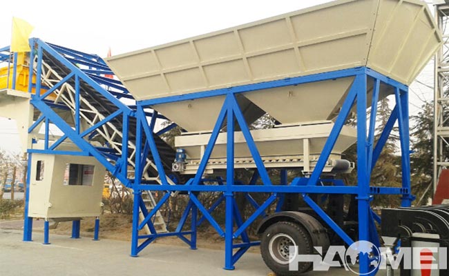portable concrete plant