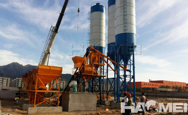 concrete mixer batching plant