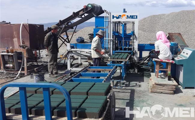 paver block making machine