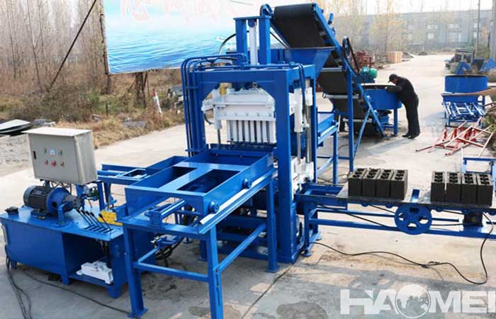 automatic hollow brick machine