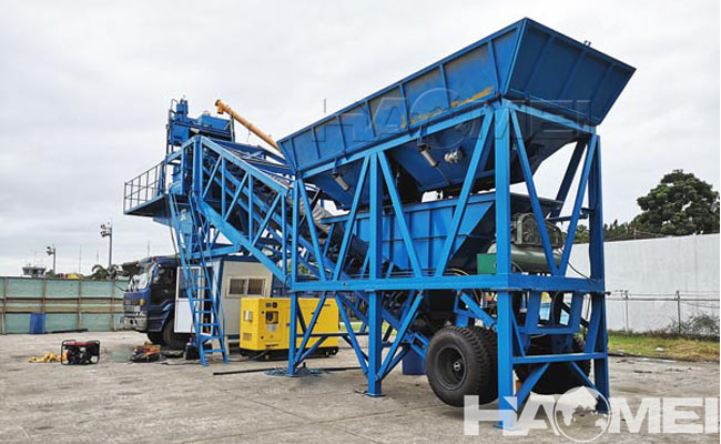 concrete mobile mixing plant