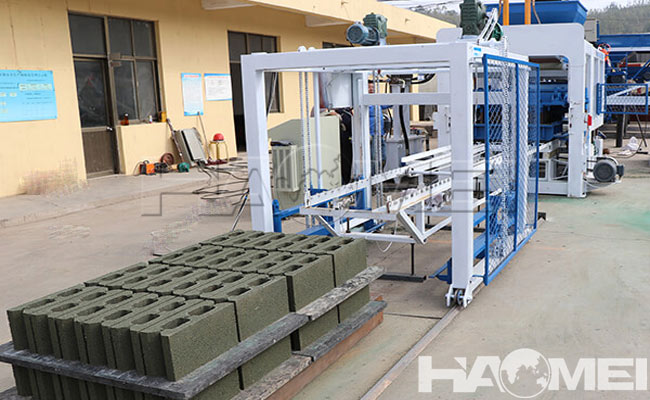 concrete paver block moulding machine