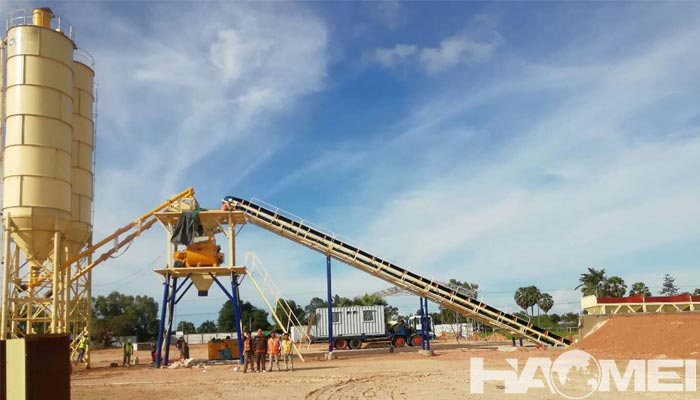 60m3/h concrete batching plant