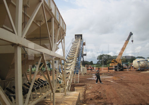 May 4th, 2014, we send one set of HZS60 concrete batching plant to Philippines