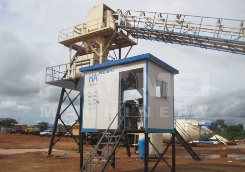 Haomei send one set of HZS60 concrete batching plant to Philippines
