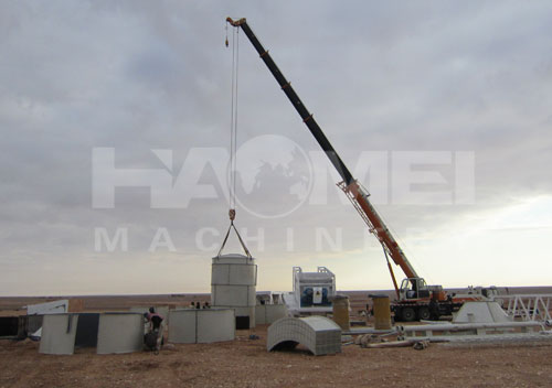 2015-04, YHZS60 mobile concrete batching plant to Philippines