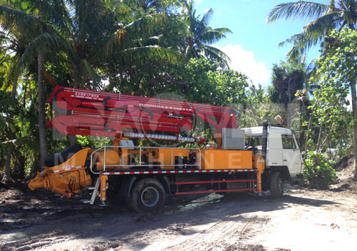 42m boom pump sent for Philippines