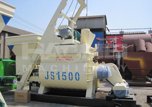 China JS1500 concrete mixer shipped to Vietnam