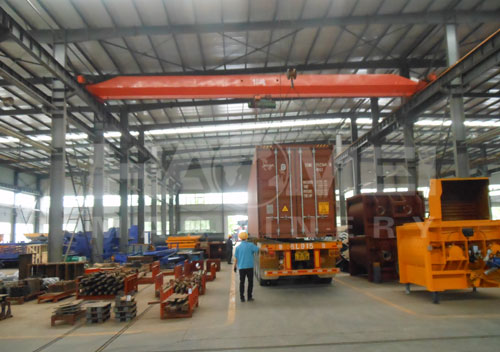 Haomei HZS180 concrete mixing plant successful exports to Russia