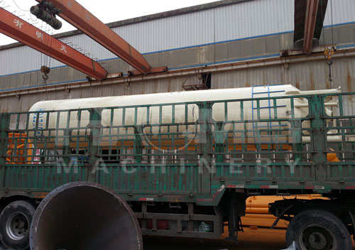Haomei HZS35 concrete mixing plant shipped to Russia