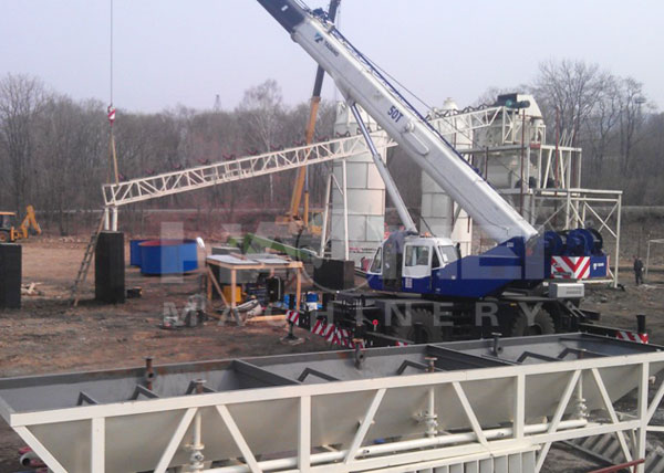 2014-3-14,Haomei HZS90 Concrete Batching Plant in Russia