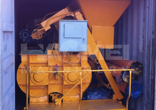 Haomei JS500 Concrete Mixer Was Sold to Russia