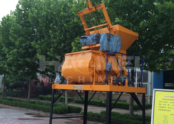 JS500 concrete mixer to Zambia