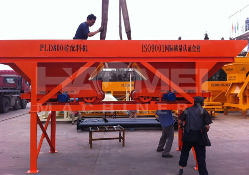 One set of PLD800 batching machine was delivered on May,2015 smoothly