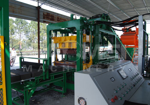 Haomei block making machine in Zambia