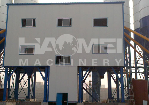 Zhengzhou double HZS180 concrete batching plant