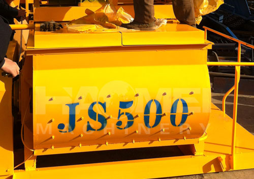 2014-1-8, JS500 Concrete Mixer to Russia