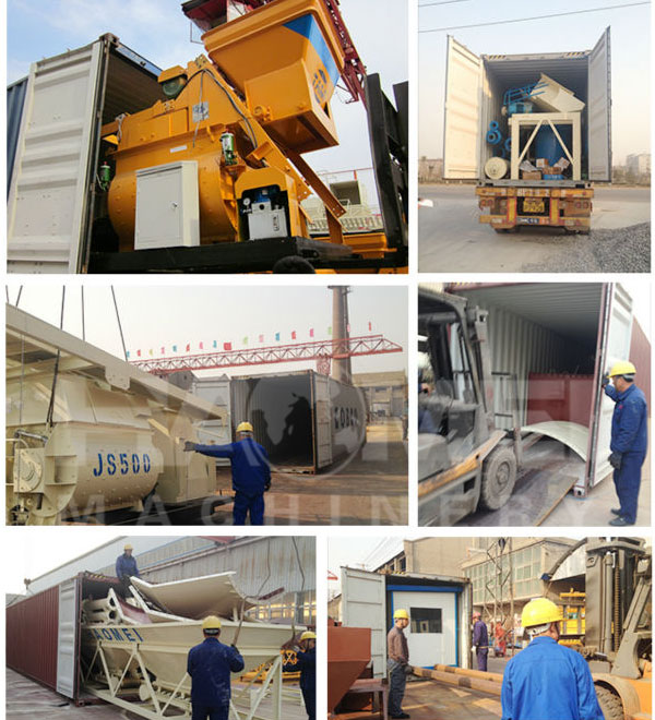 HZS50 Skip-type Concrete Batching Plant Packing