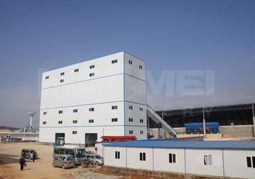 Haomei containerized concrete batching plants