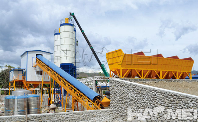 90 m3/h concrete batching plant price