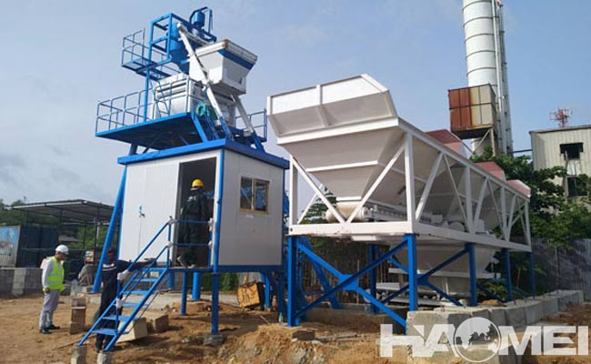 compact concrete batching plant